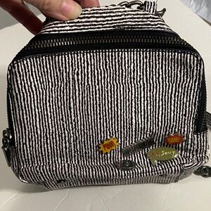 Circus by Sam Edelman Black and White Striped Crossbody Bag
